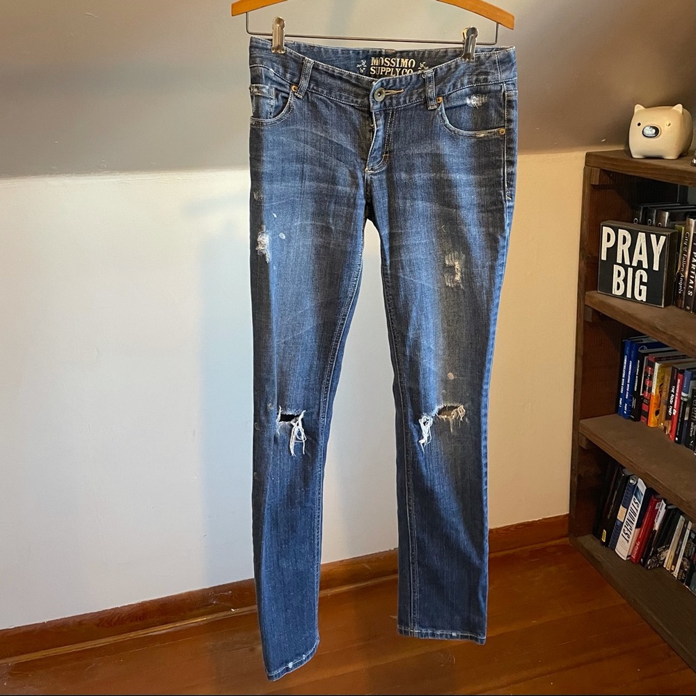 Mossimo Supply Co Distressed Jeans Size 7